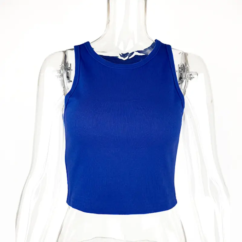 Women's White Navel-Baring Sleeveless Top 2025 Summer - Image 11