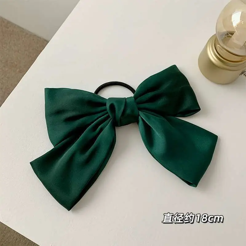 Red Bow Hairpin for Women Large Back of Head Hairpin