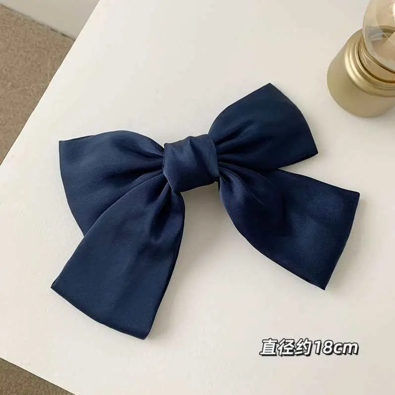 Red Bow Hairpin for Women Large Back of Head Hairpin