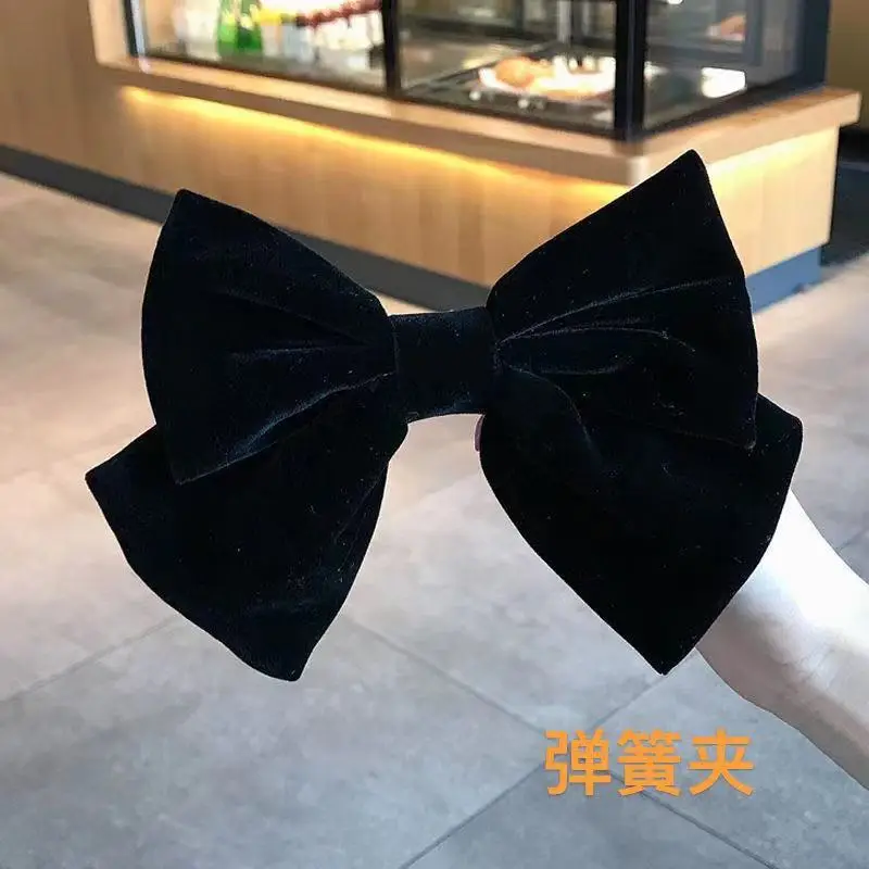 Red Bow Hairpin for Women Large Back of Head Hairpin