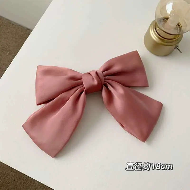 Red Bow Hairpin for Women Large Back of Head Hairpin
