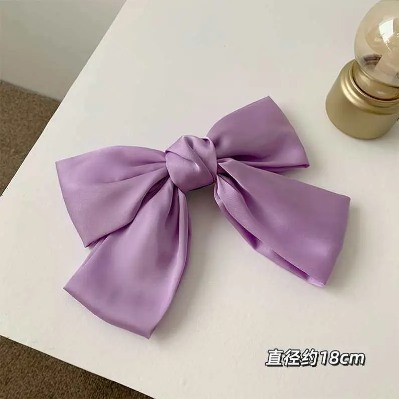 Red Bow Hairpin for Women Large Back of Head Hairpin