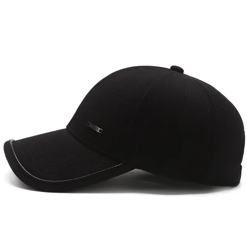 Men's Grey Baseball Cap with Adjustable Strap