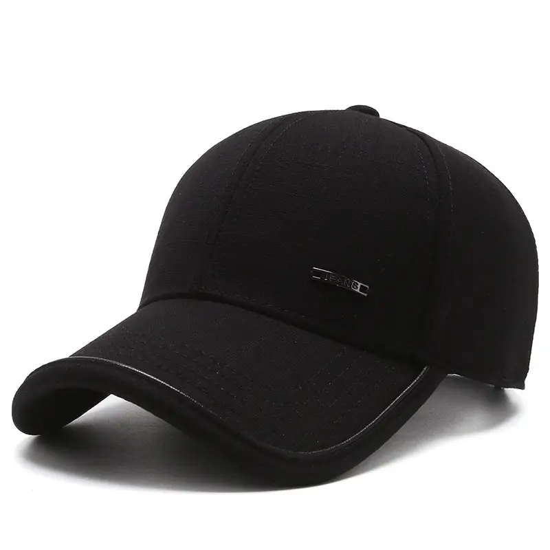 Men's Grey Baseball Cap with Adjustable Strap