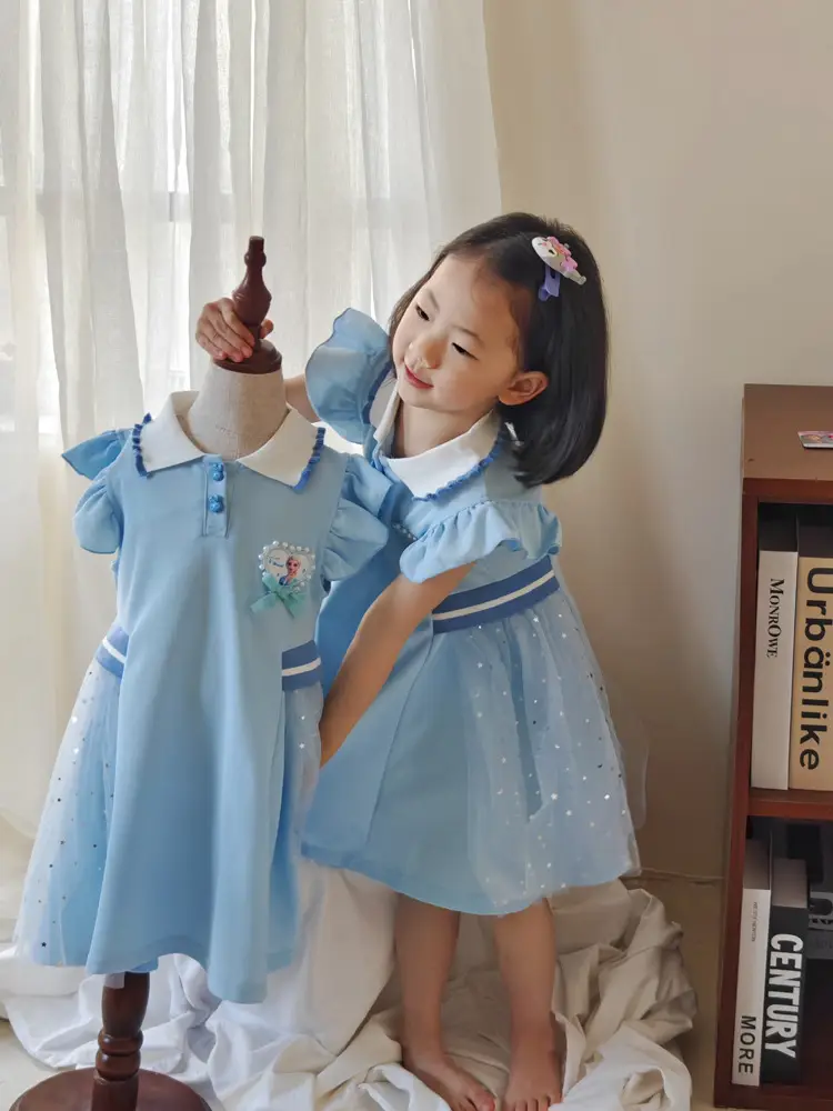 Girls Princess Elsa Dress Purple Fringed Summer 2024 - Image 27