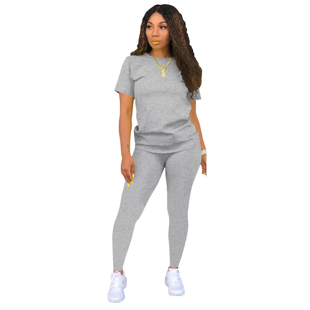 Yellow 2-Piece Casual Set for Women Solid Color — feature 13