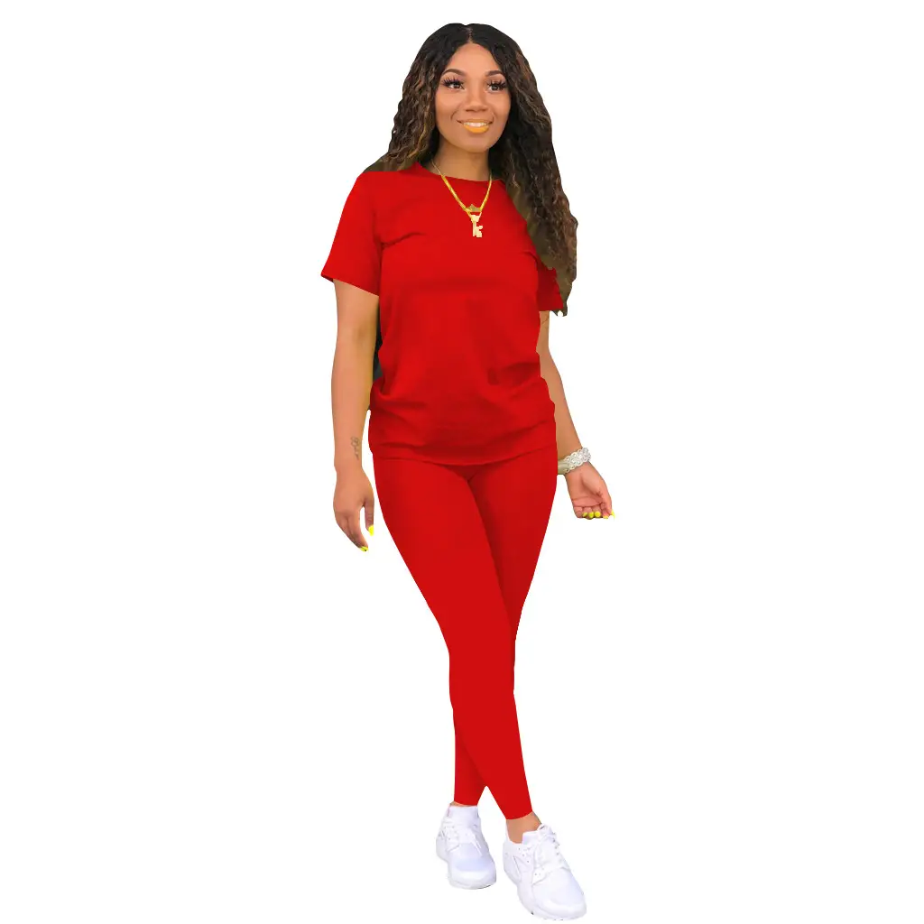 Yellow 2-Piece Casual Set for Women Solid Color — feature 18