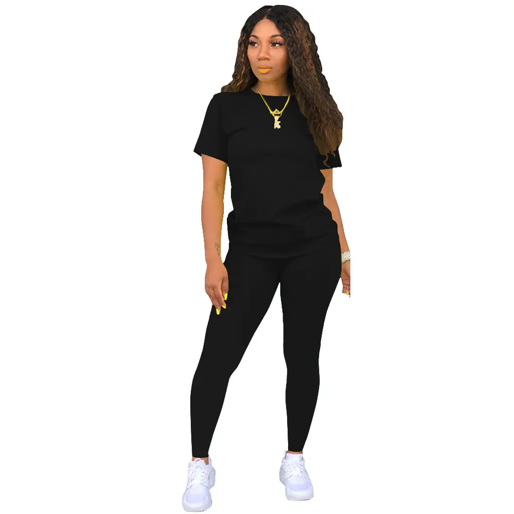 Yellow 2-Piece Casual Set for Women Solid Color — feature 20