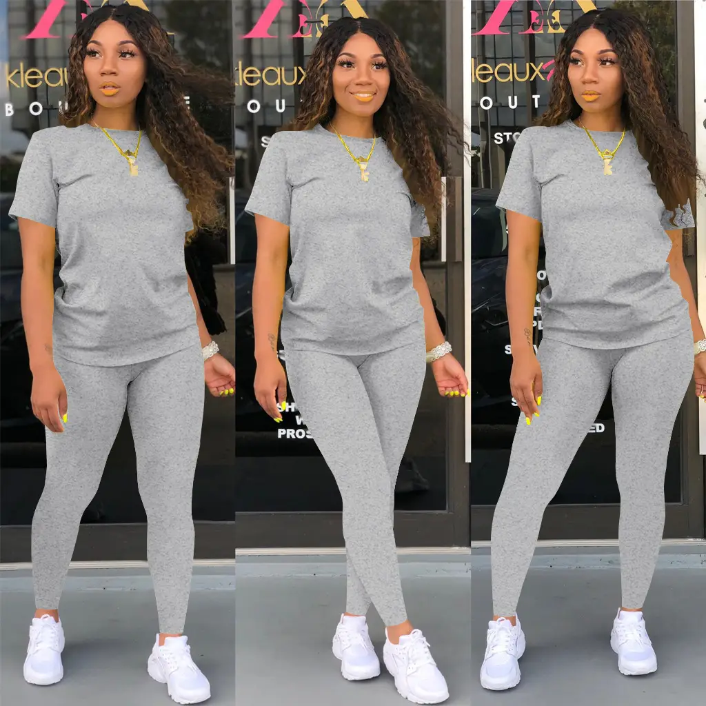 Yellow 2-Piece Casual Set for Women Solid Color — feature 25