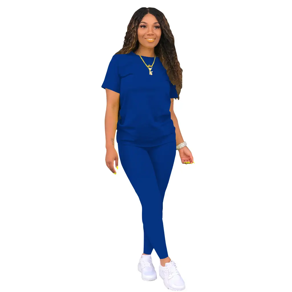 Yellow 2-Piece Casual Set for Women Solid Color — feature 9