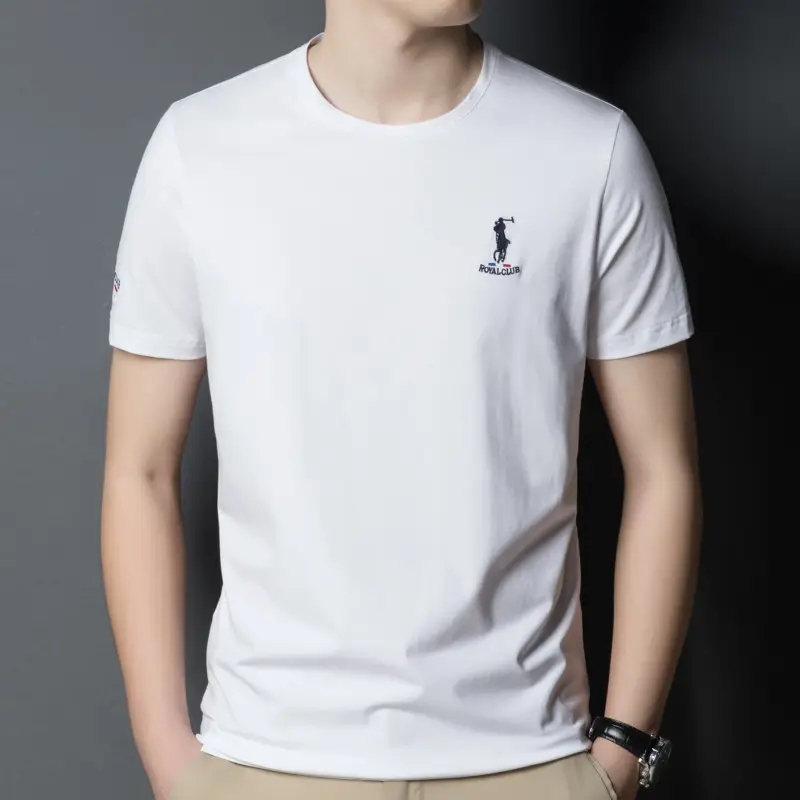 Famous Mouse Men White Short Sleeve Round Neck T-Shirt - Image 4