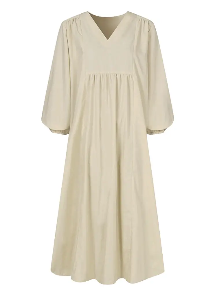 Black Loose Lantern Sleeve Women's Dress 2025 — feature 9