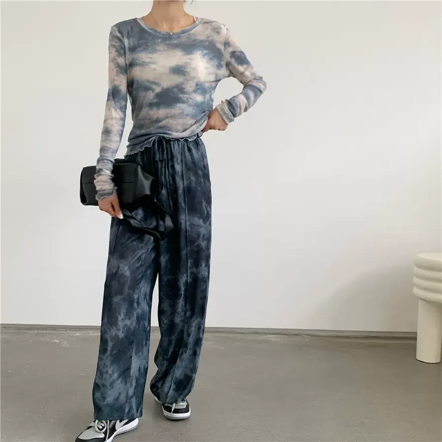 Women Tie Dye Loose Leg Pants Summer 2021 — feature 10