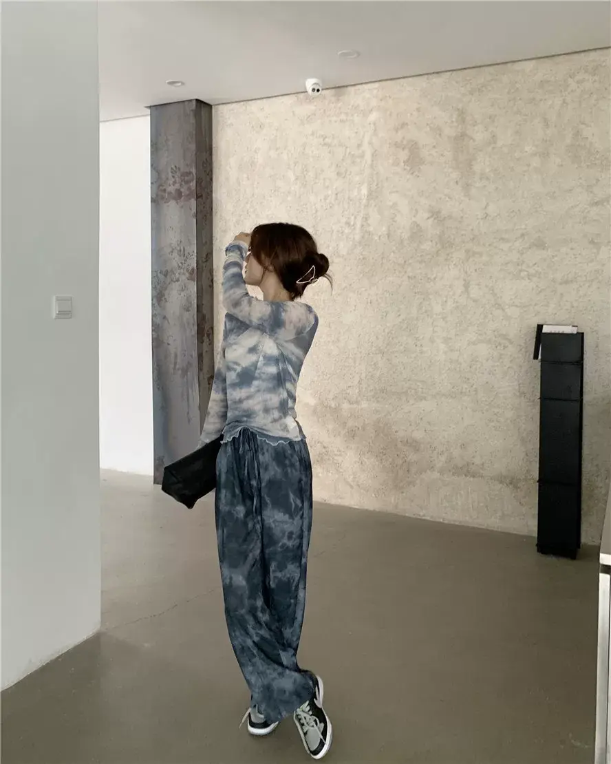 Women Tie Dye Loose Leg Pants Summer 2021 — feature 12