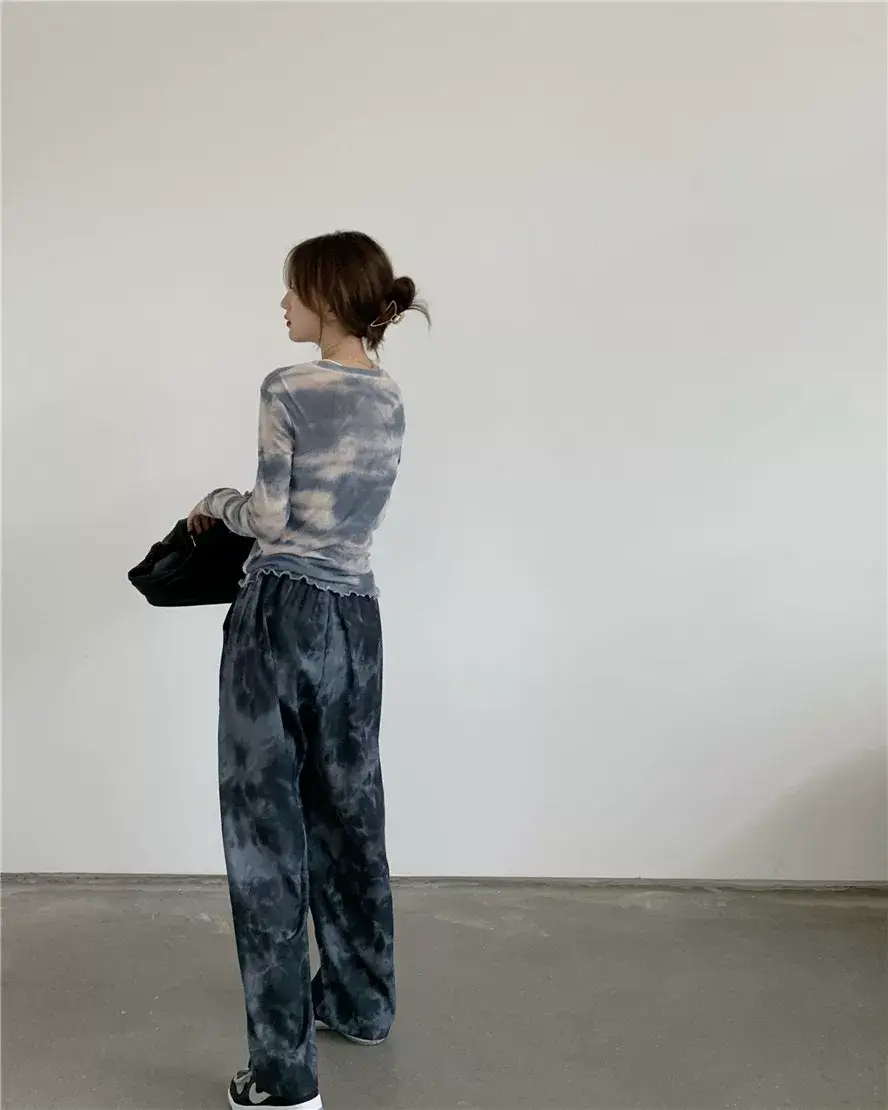 Women Tie Dye Loose Leg Pants Summer 2021 — feature 13