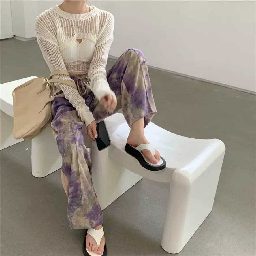Women Tie Dye Loose Leg Pants Summer 2021 — feature 19
