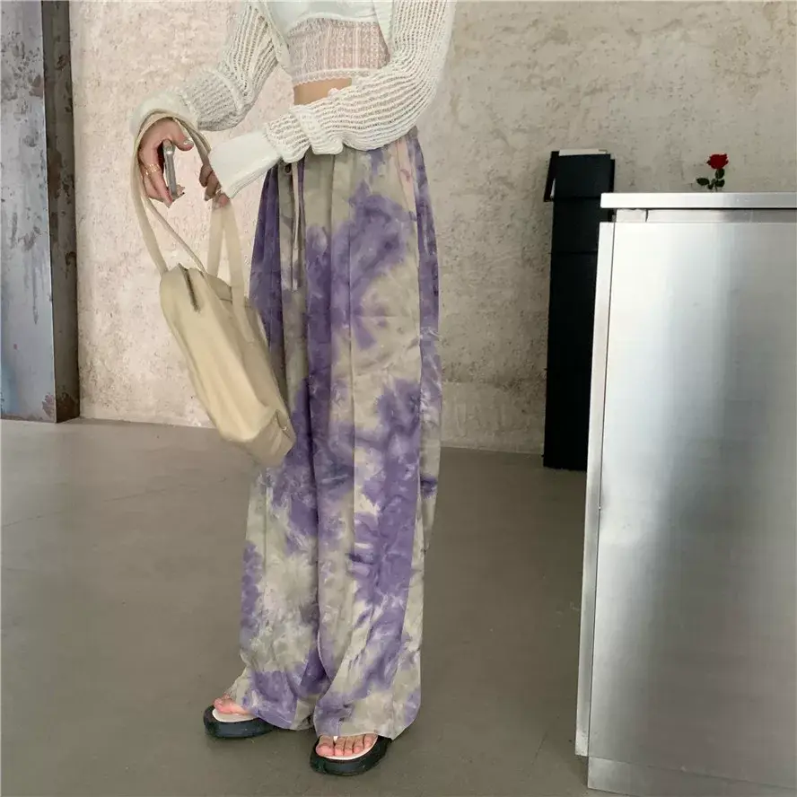 Women Tie Dye Loose Leg Pants Summer 2021 — feature 21