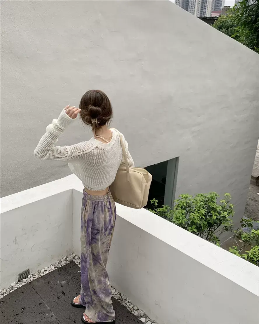 Women Tie Dye Loose Leg Pants Summer 2021 — feature 7