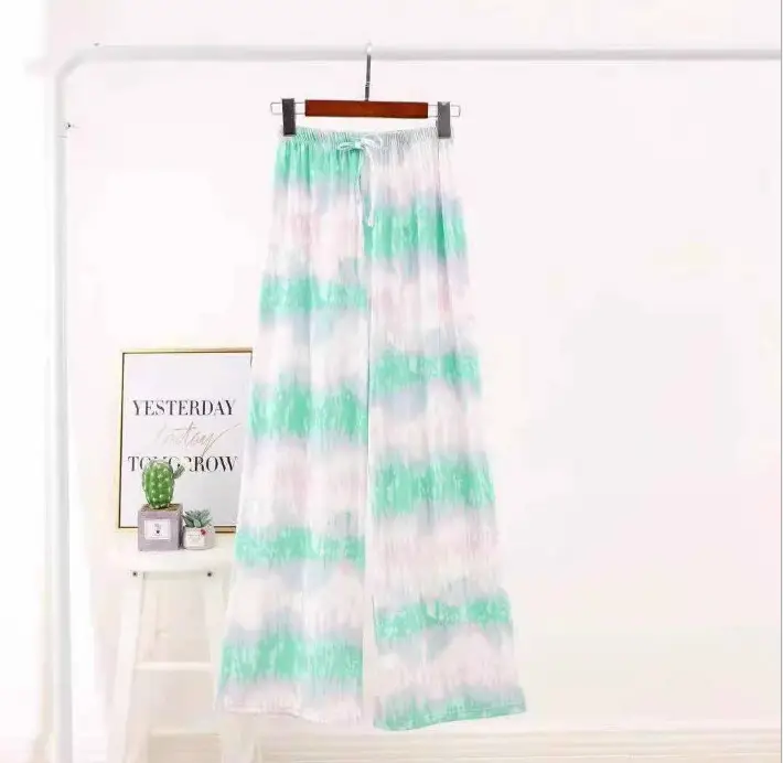 Women Tie Dye Loose Leg Pants Summer 2021 - Image 16