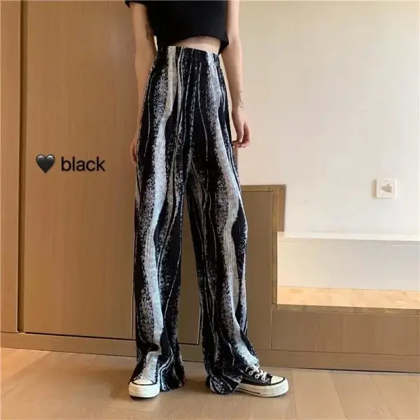 Women Tie Dye Loose Leg Pants Summer 2021 - Image 7