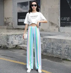 Women Tie Dye Loose Leg Pants Summer 2021 - Image 9