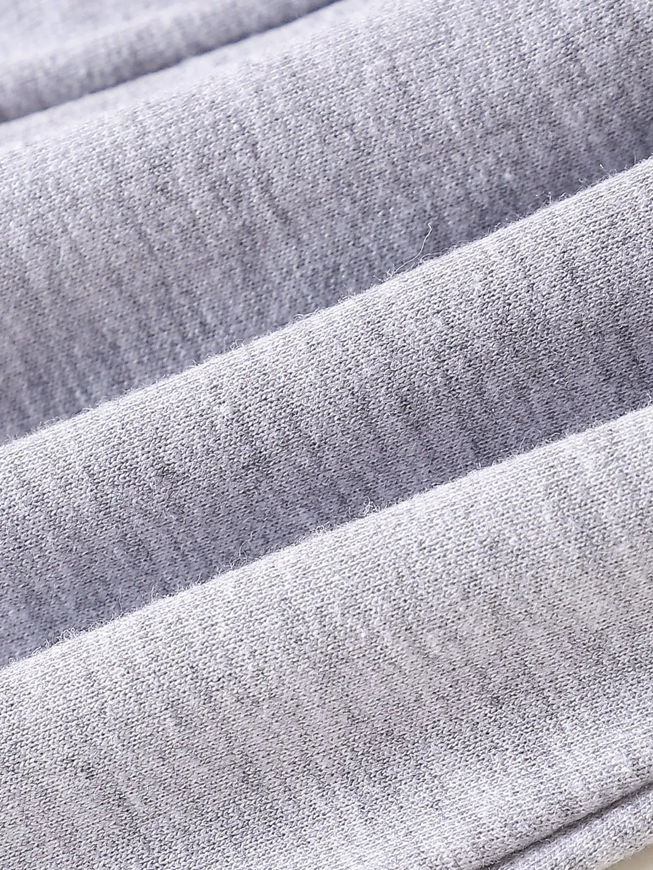 Gray Textured Long Sleeve Clothing for Men — feature 9