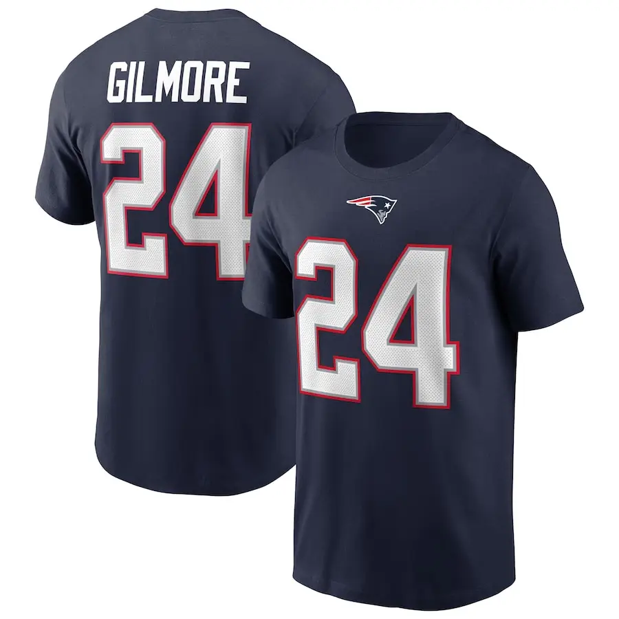 Edelman 11 NFL Cotton T-Shirt White - Image 2