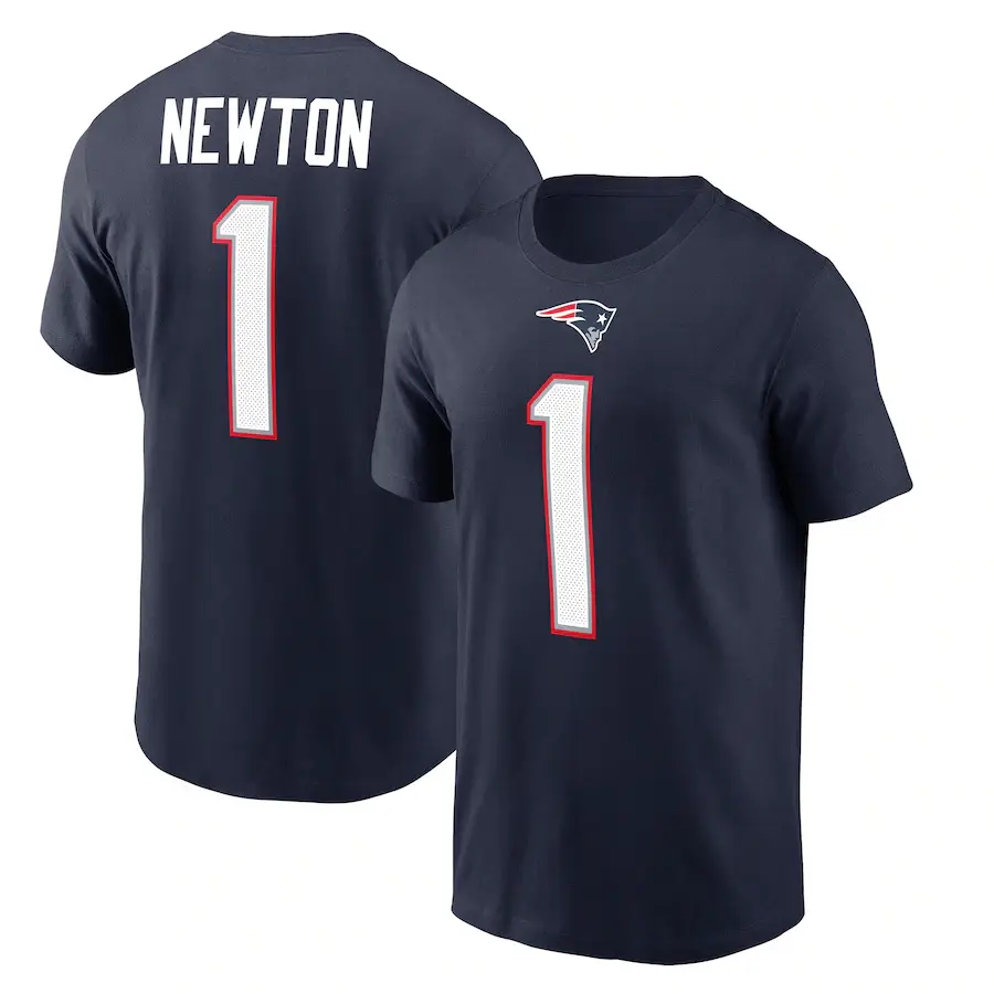 Edelman 11 NFL Cotton T-Shirt White - Image 8