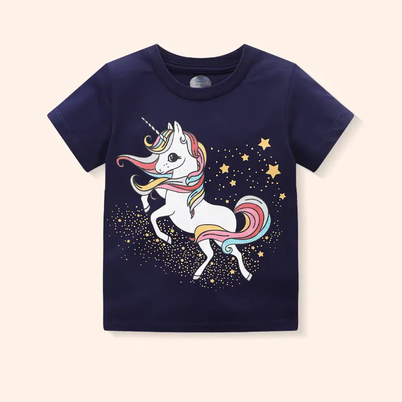 Pink Short Sleeve T-Shirt for Girls 2025 - Image 2