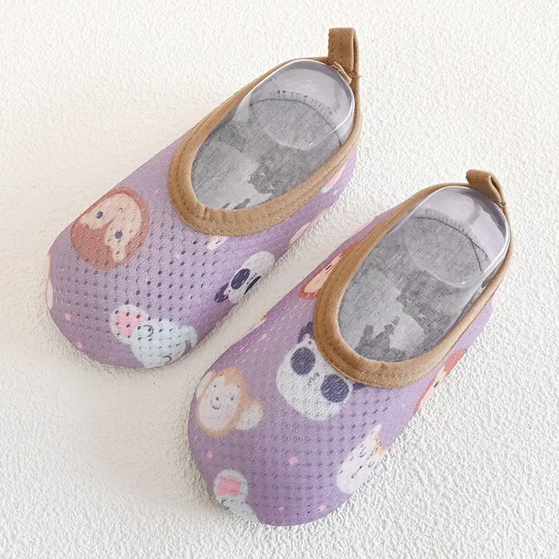 Baby Walking Shoes Soft Purple Non-Slip Floor Socks - Image 4