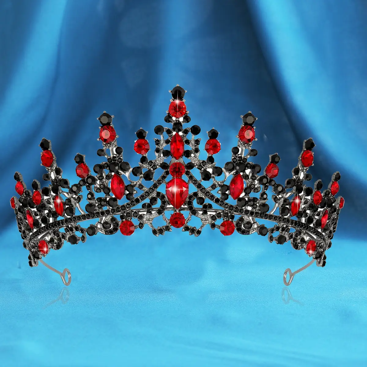 Purple Crystal Alloy Wedding Headband Crown