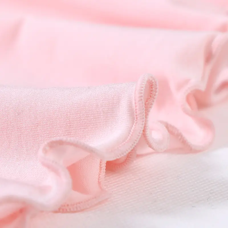 Girls Pink Lace Sleeves Nightdress Big Kids Cute Princess Dress - Image 6