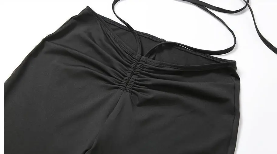 New European American High Waist Slim Fit Strap Trousers Women — feature 24
