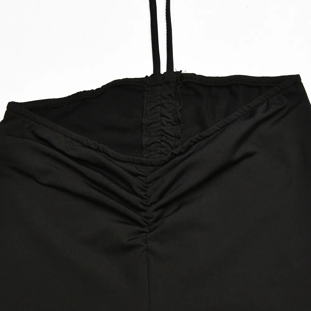 New European American High Waist Slim Fit Strap Trousers Women — feature 28