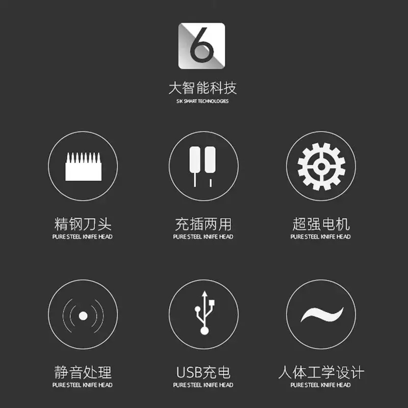 Electric Hair Clipper with 3MM Blades & Cleaning Brush - Image 7