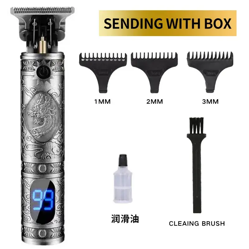 Electric Hair Clipper with 3MM Blades & Cleaning Brush - Image 2
