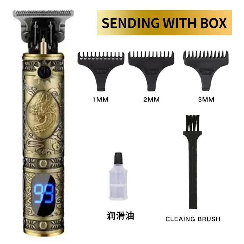 Electric Hair Clipper with 3MM Blades & Cleaning Brush - Image 3