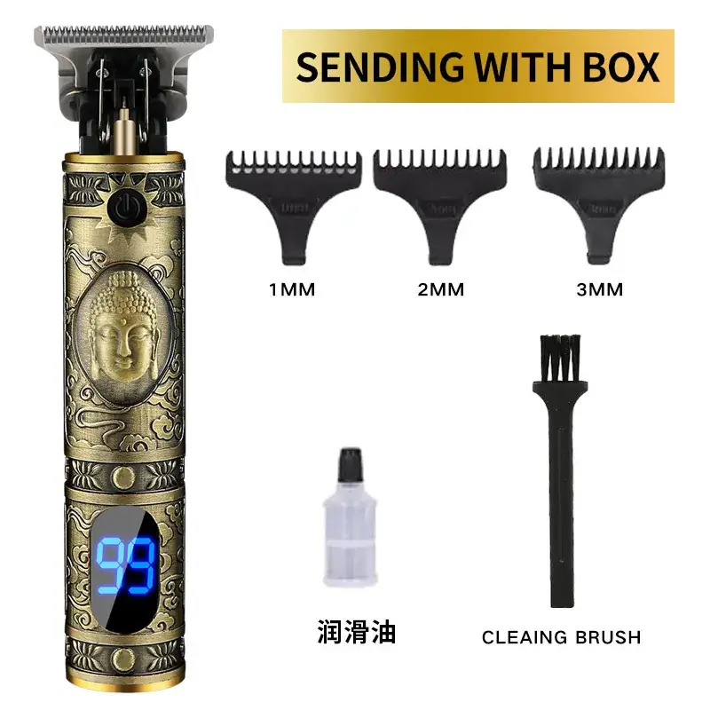 Electric Hair Clipper with 3MM Blades & Cleaning Brush - Image 4