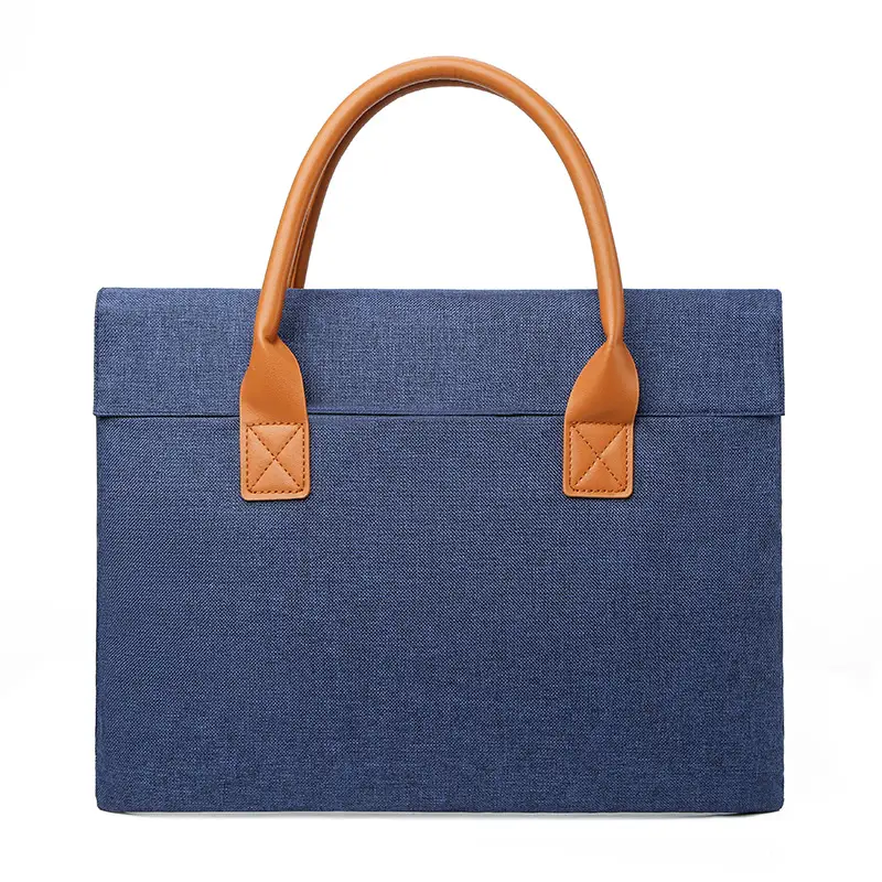 Oxford Cloth Laptop Bag Grey Anti-Wear Business Men - Image 2
