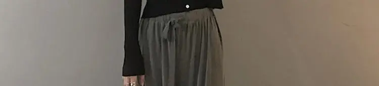 Pregnant Women Grey Modal Draping Pants — feature 3