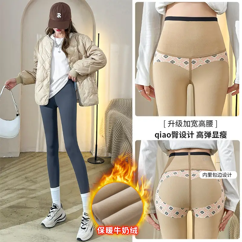 Korean Style Black Hip-Lifting Yoga Leggings