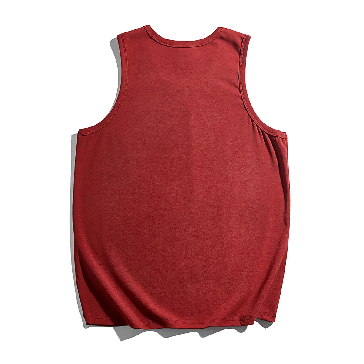 Amikhaji Retro Red Sports Vest Undershirt for Men
