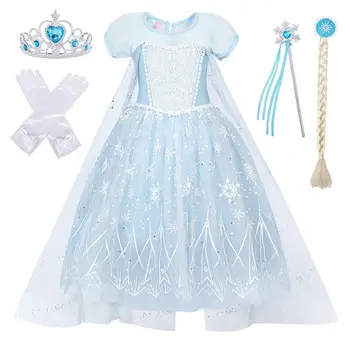 Sophia Princess Purple Flower Tutu Skirt Dress for Girls — feature 5