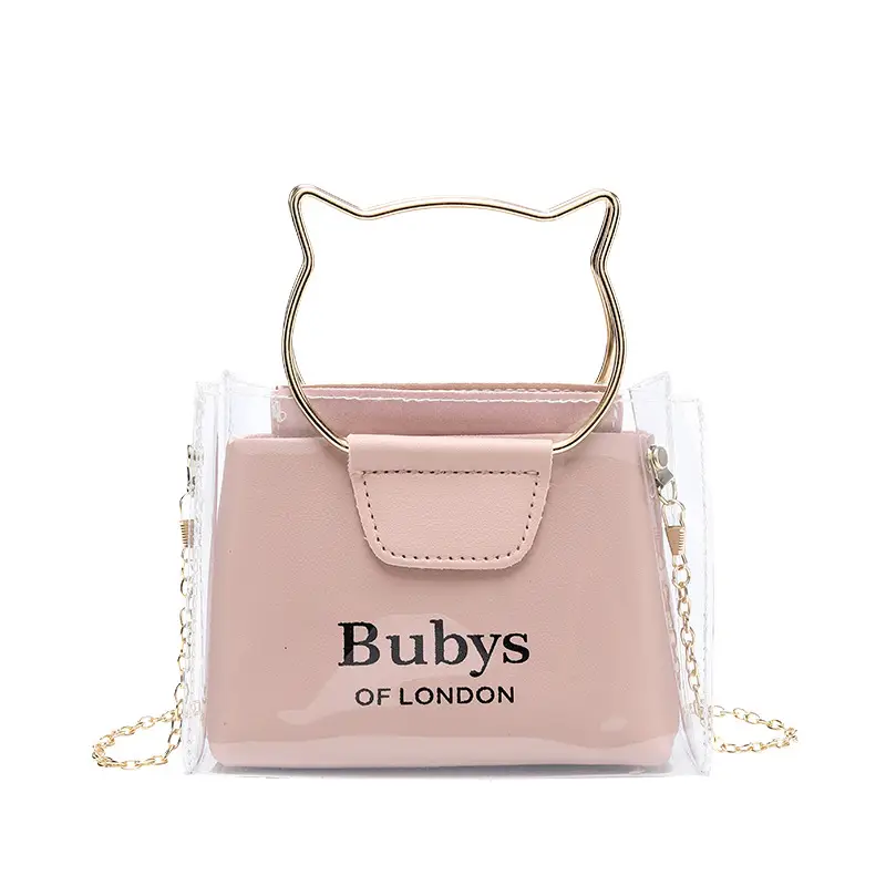 Transparent Cat Design Shoulder Bag Set of 4 - Image 9
