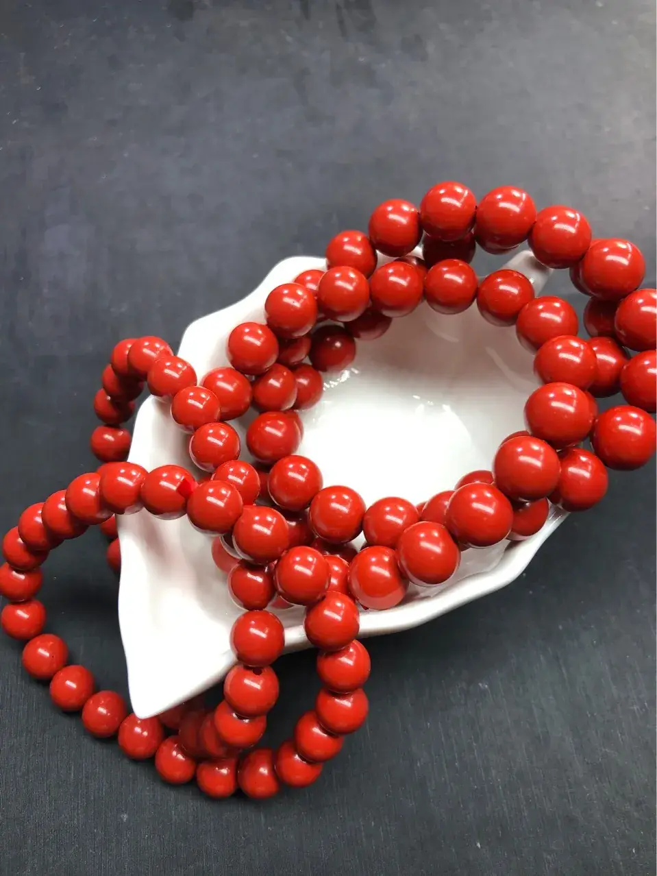 Natural Red Cinnabar Bracelet 80% Factory Direct - Image 4