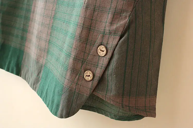 Women Plaid Summer Pajama Set Large Size — feature 11