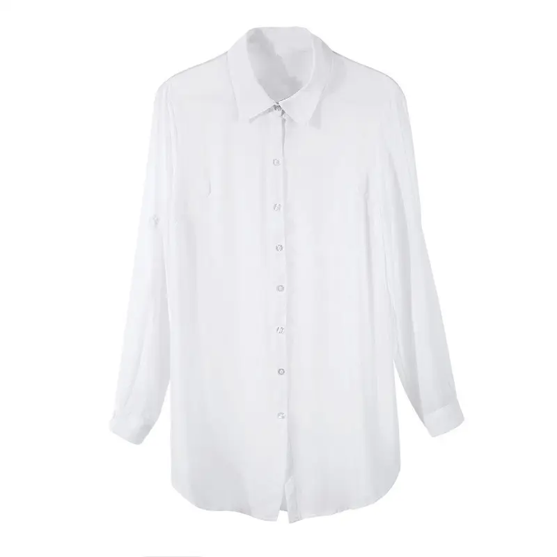 Women's Black Chiffon Pajamas Mid-Length Korean Style - Image 5