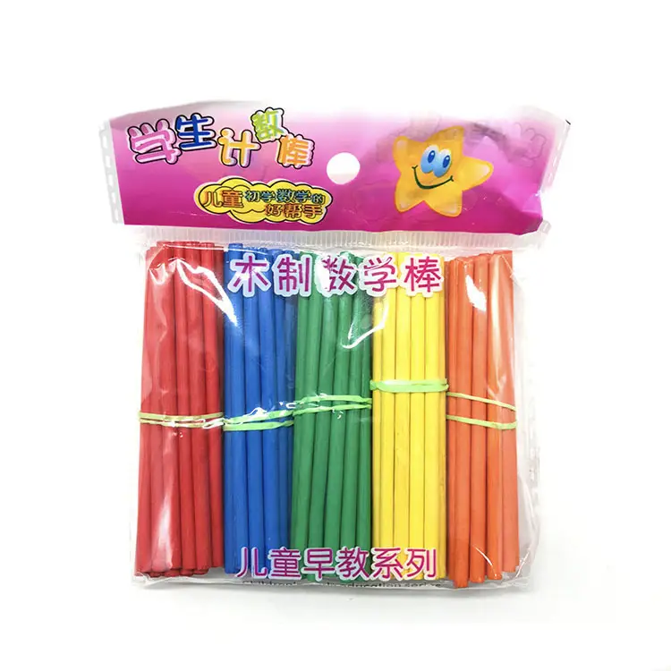 20 Pcs Red Green Wooden Counting Sticks 7.5cm - Image 25
