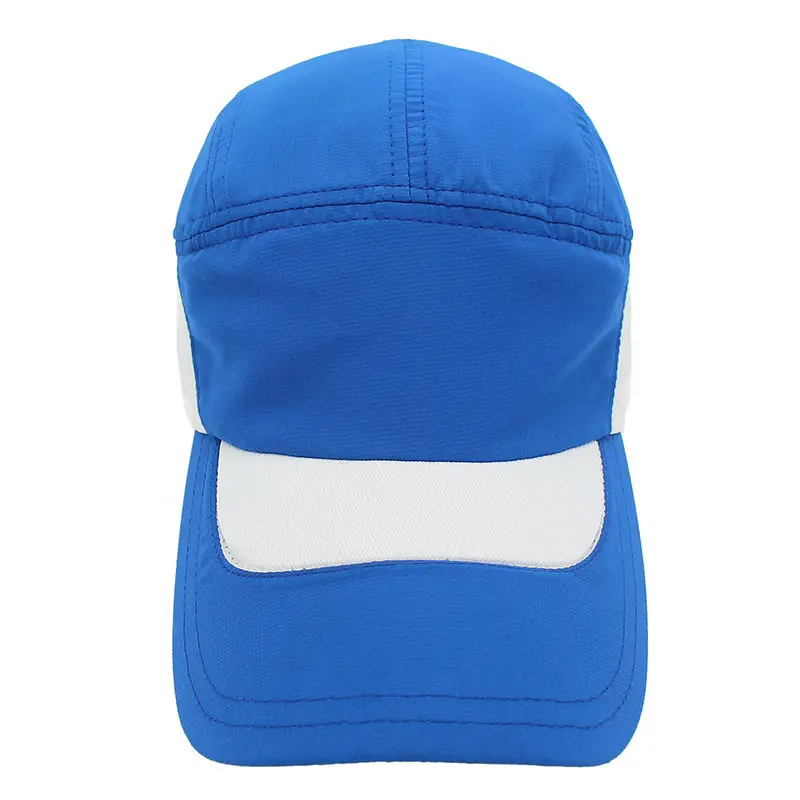 Men's Grey White Baseball Cap with Extended Brim - Image 10