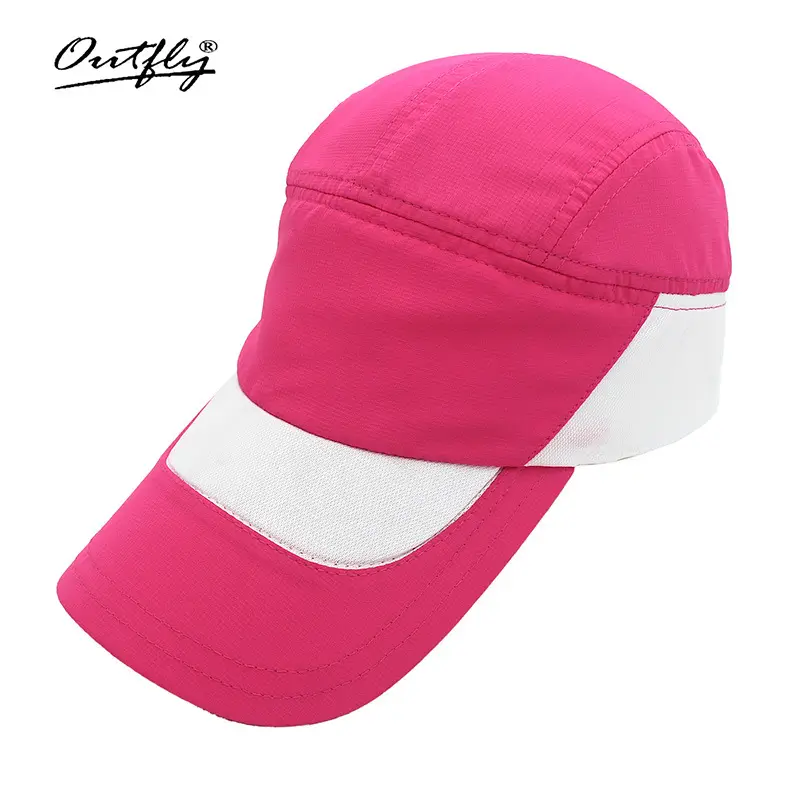 Men's Grey White Baseball Cap with Extended Brim - Image 3